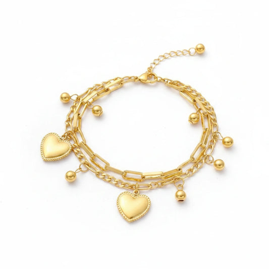 Own Heart | Golden Heart Bracelet