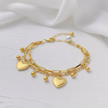 Own Heart | Golden Heart Bracelet