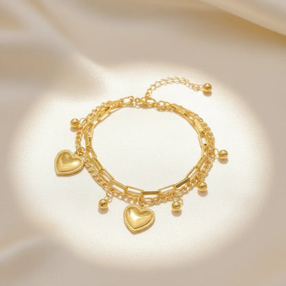 Own Heart | Golden Heart Bracelet