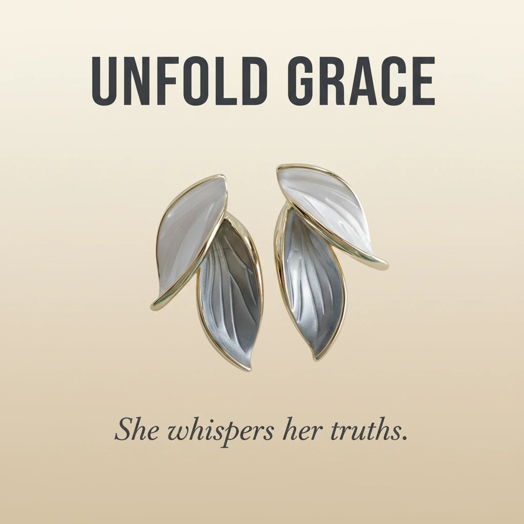 Layered Leaf Earrings — Signature Card V2