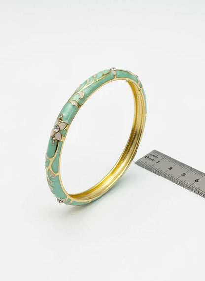 QUIET STRENGTH | Mint Floral Bangle