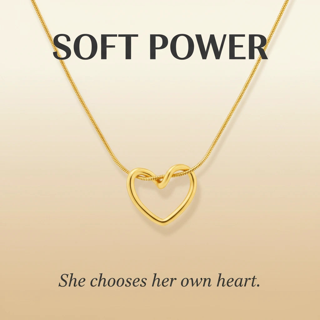 Open Heart Necklace — Signature Card V2
