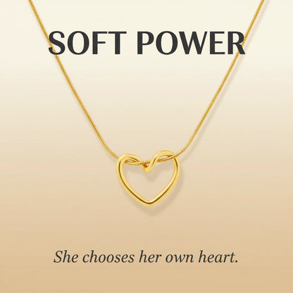 Open Heart Necklace — Signature Card V2