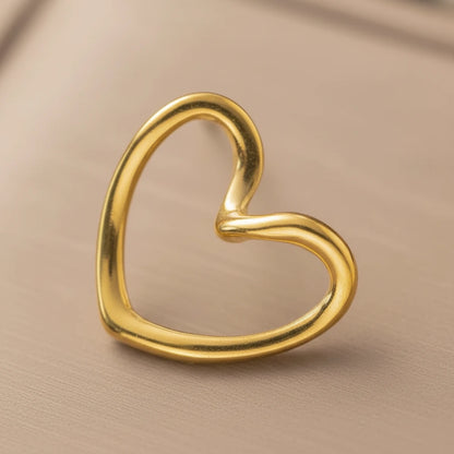 Open Heart Studs — Detail Zoom