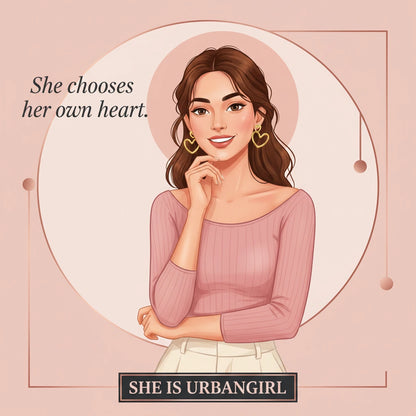 Open Heart Studs — Illustrated Muse