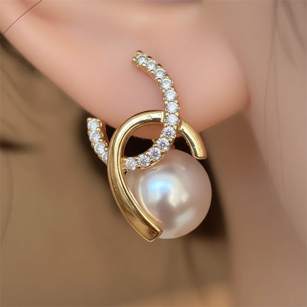 Paved Pearl Drops — Detail Zoom