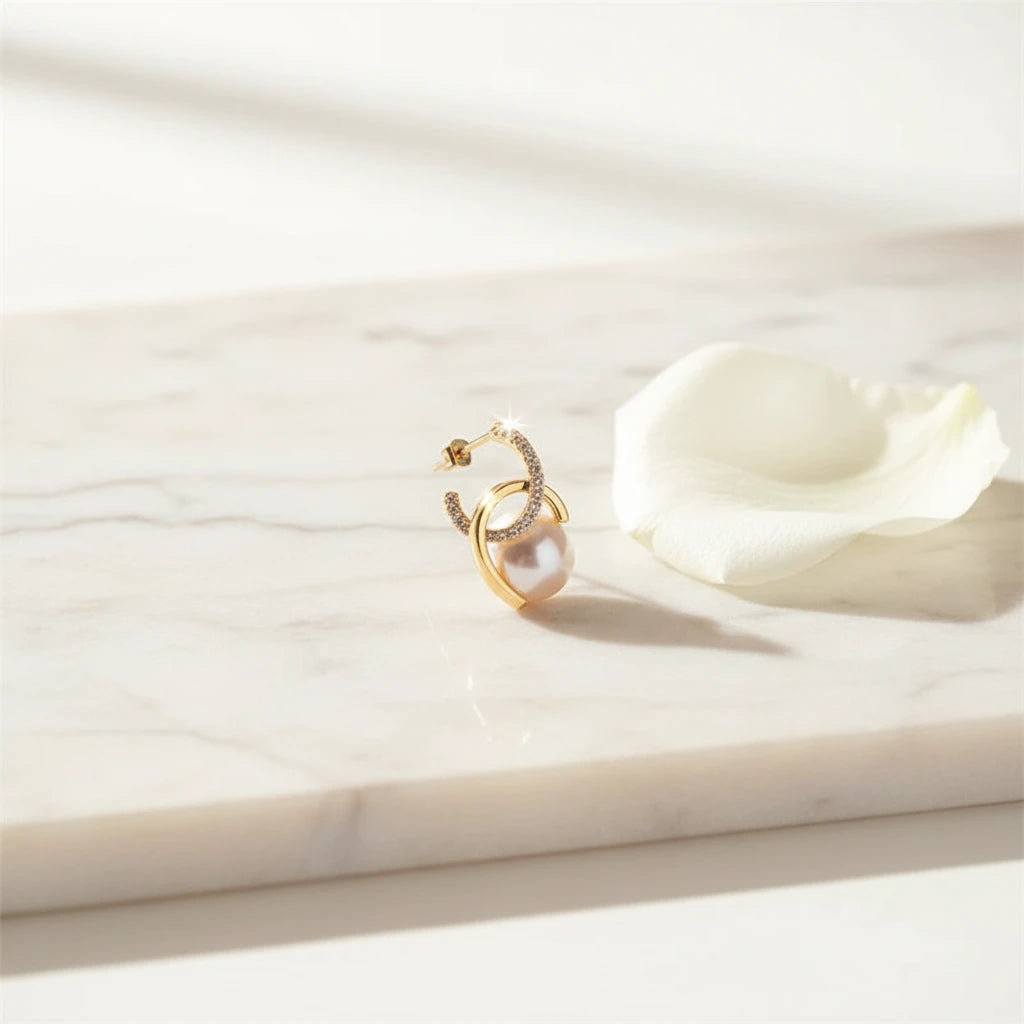 Paved Pearl Drops — Luxe Marble