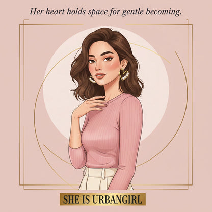 Pearl Heart Hoops — Illustrated Muse