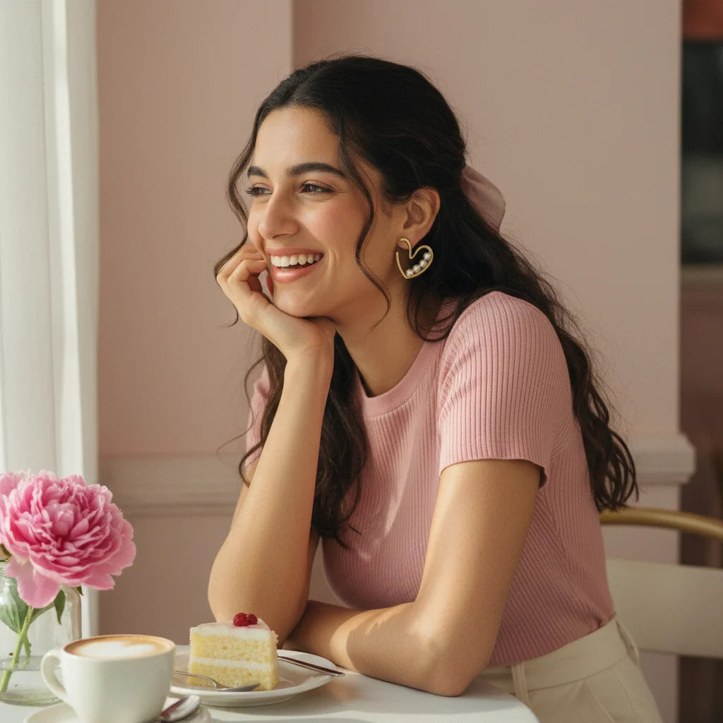 Pearl Heart Hoops — Real-World Lifestyle