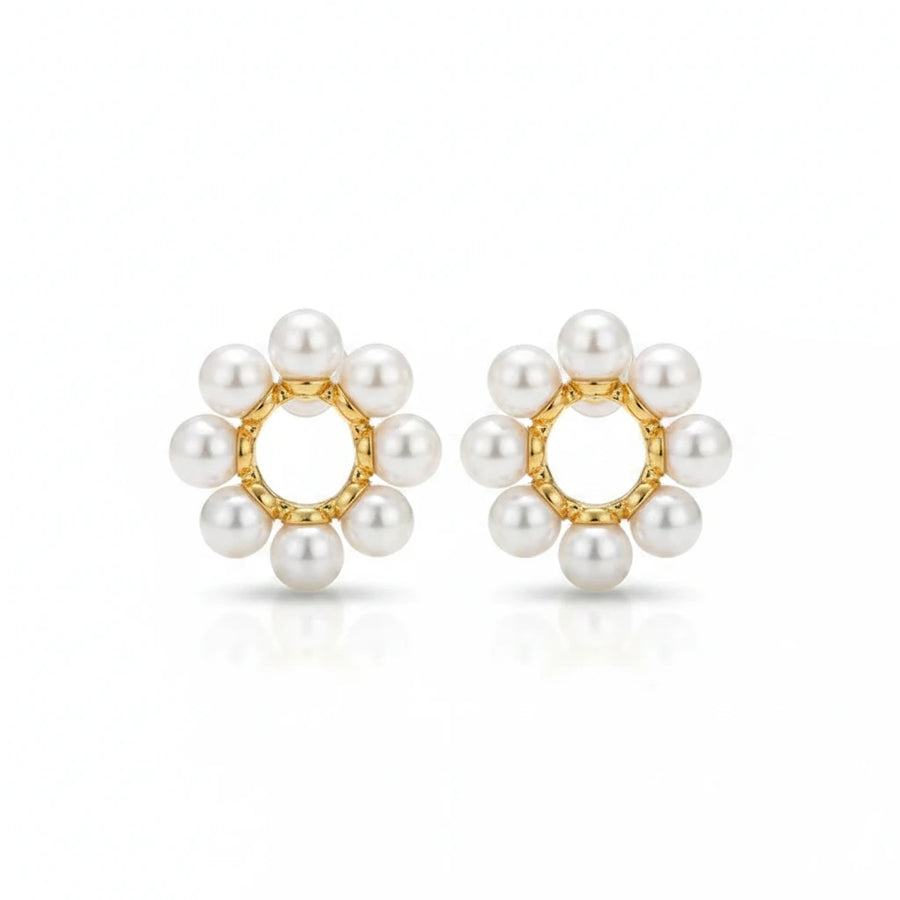 Pearl Hoop Earrings | SOFT POWER