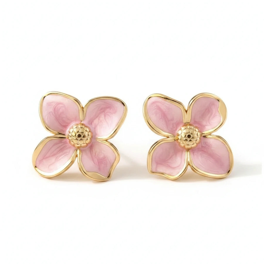 Pink Petal Earrings | GENTLE BLOOM