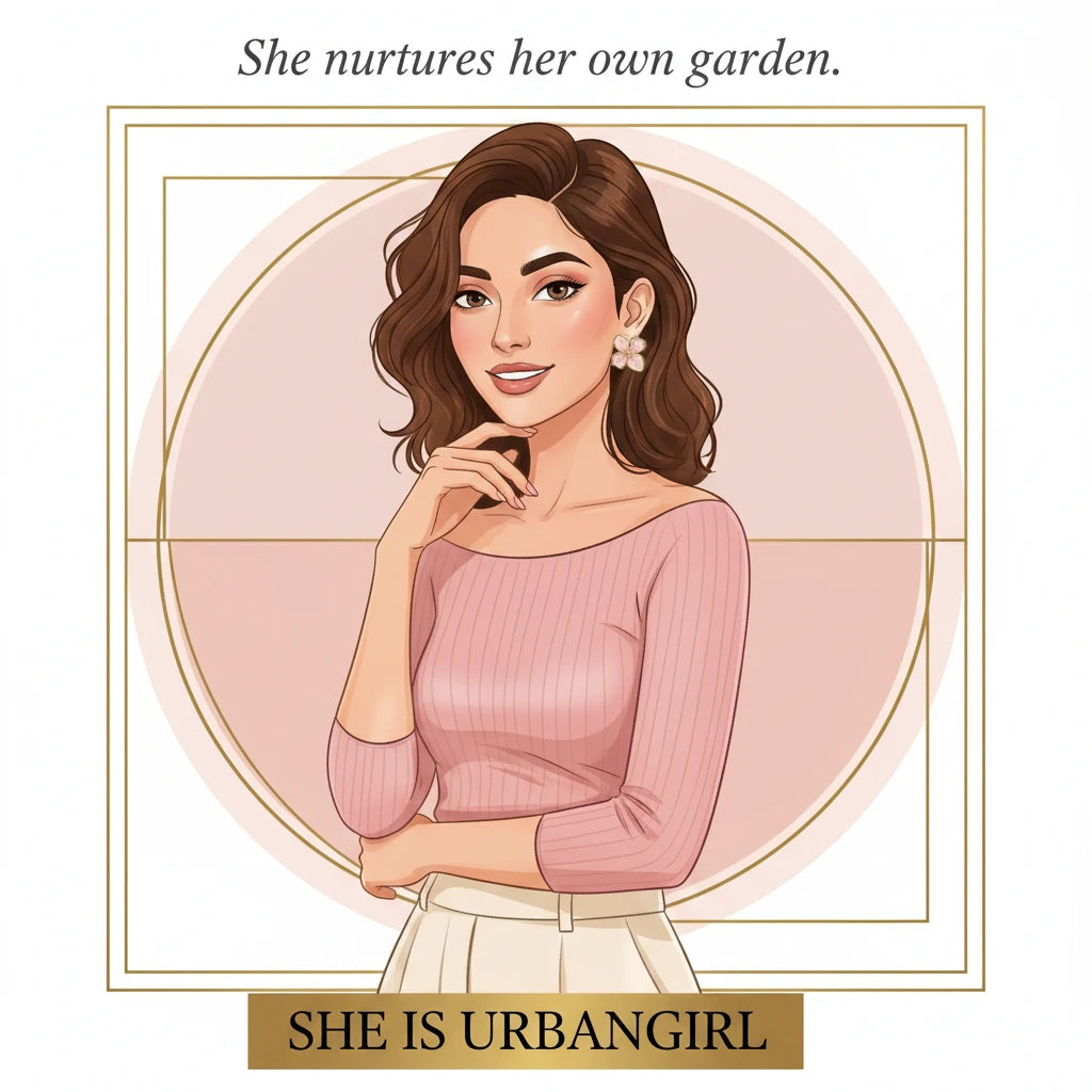 Pink Petal Earrings — Illustrated Muse