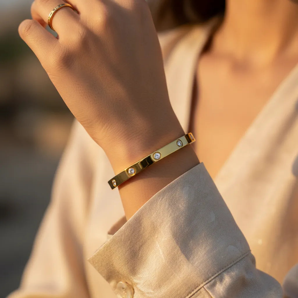 Quiet Confidence | Radiant Stone Bangle