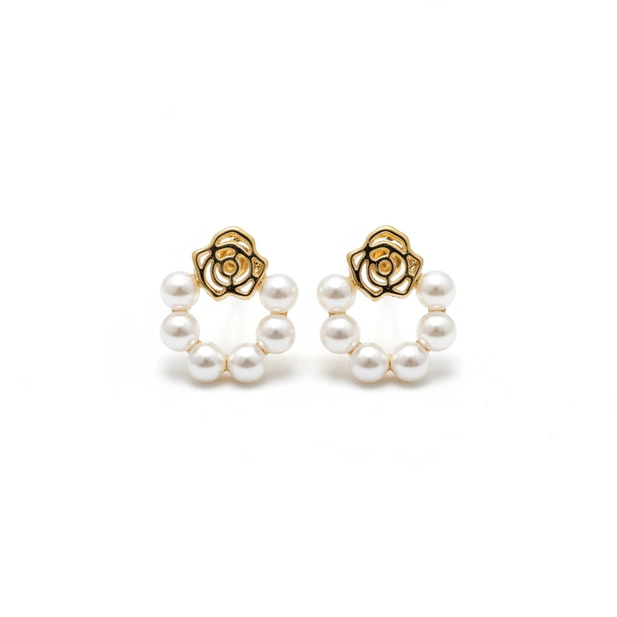 Rose Pearl Studs | SOFT STRENGTH