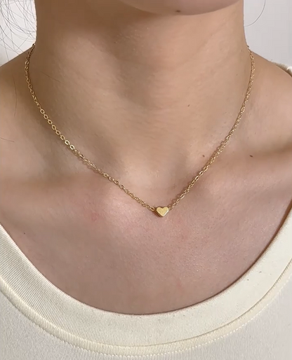 Keep Your Heart | Minimal Heart Pendant Necklace