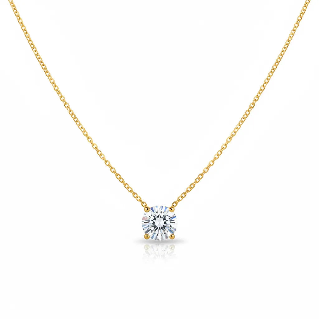 Unshaken | Solitaire Pendant Necklace
