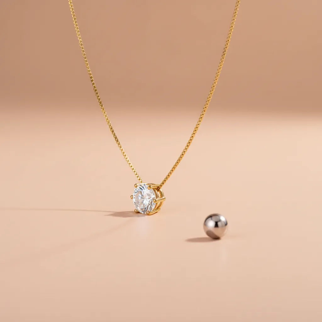 Unshaken | Solitaire Pendant Necklace