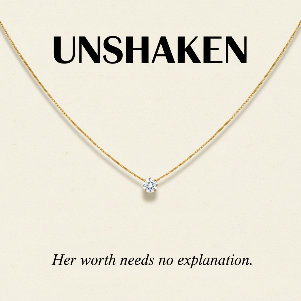 Unshaken | Solitaire Pendant Necklace