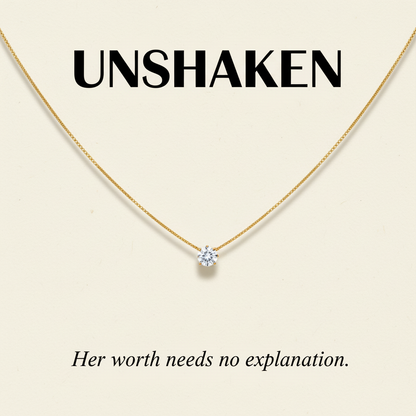 Unshaken | Solitaire Pendant Necklace