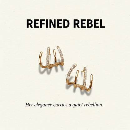 Sparkle Claw Earrings — Signature Card