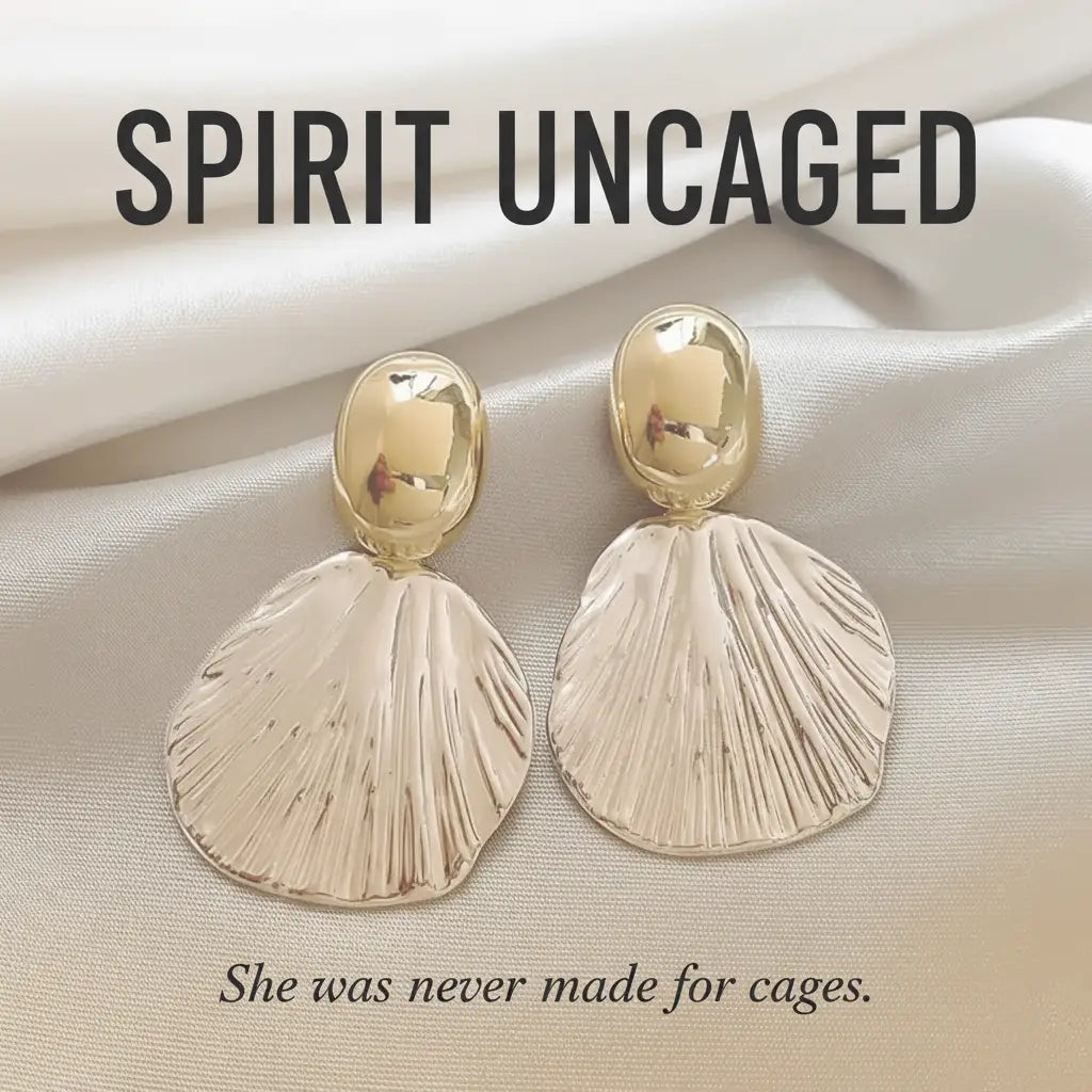 Textured Shell Earrings — Signature Card V2
