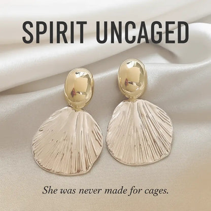 Textured Shell Earrings — Signature Card V2