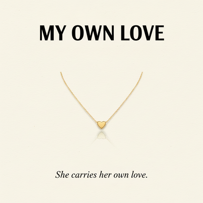 My Own Love| Golden Heart Necklace
