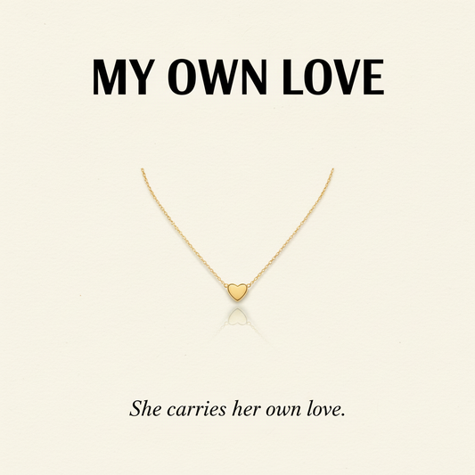 My Own Love| Golden Heart Necklace