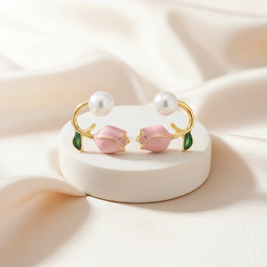 Tulip Pearl Earrings | GENTLE REVOLUTION