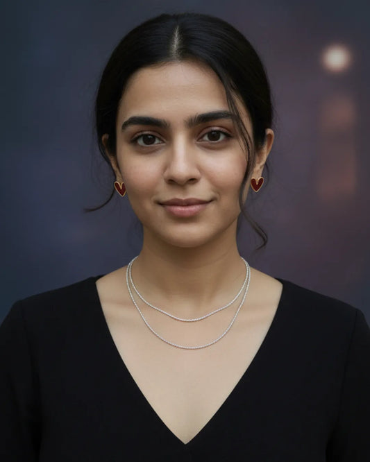 Choose You | Red Heart Studs