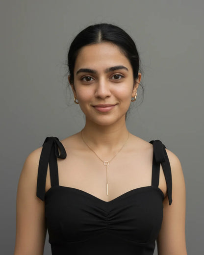 My Centre | Circle Drop Pendant Necklace