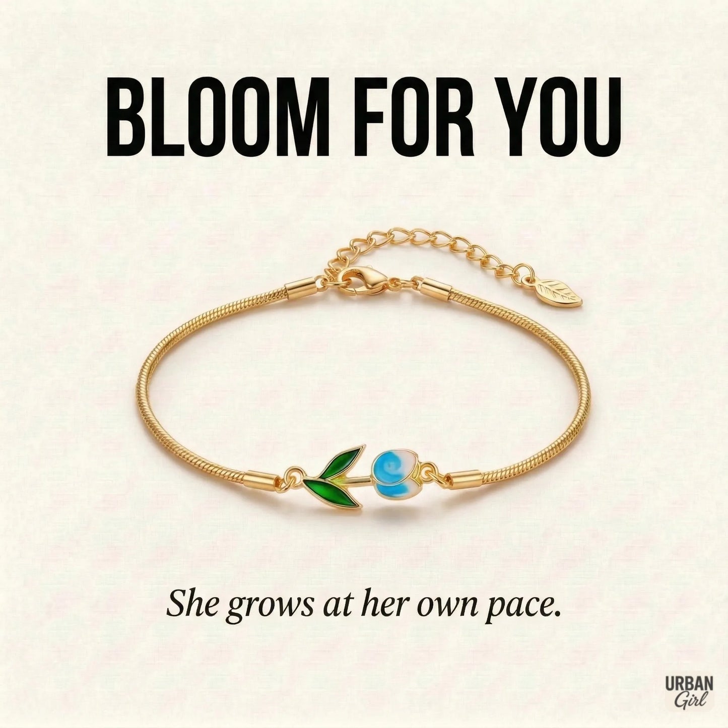 Bloom For You | Tulip Charm Bracelet