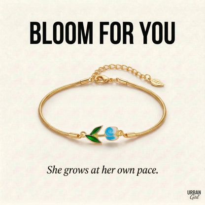 Bloom For You | Tulip Charm Bracelet
