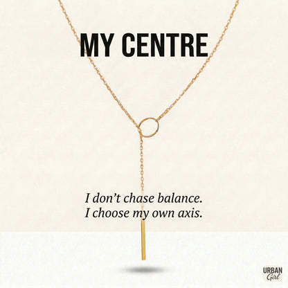 My Centre | Circle Drop Pendant Necklace