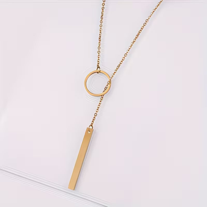 My Centre | Circle Drop Pendant Necklace