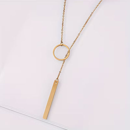 My Centre | Circle Drop Pendant Necklace