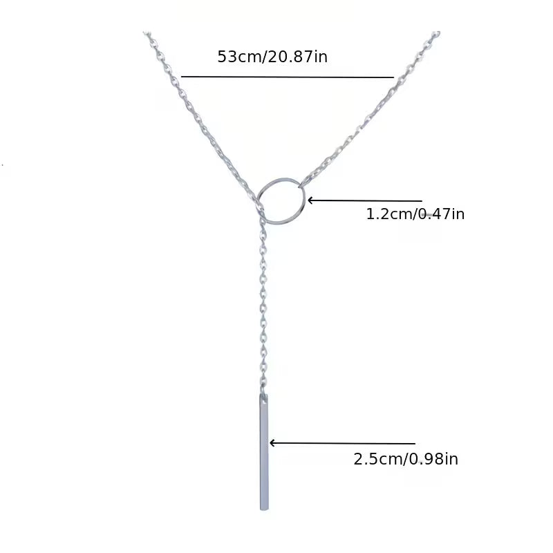 My Centre | Circle Drop Pendant Necklace