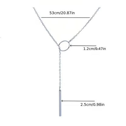 My Centre | Circle Drop Pendant Necklace