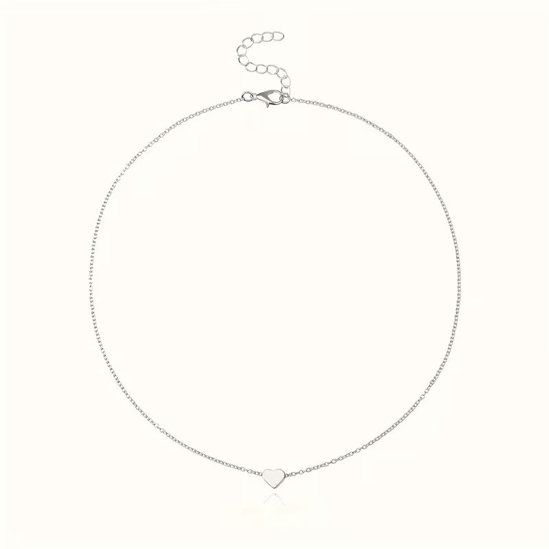 Keep Your Heart | Minimal Heart Pendant Necklace