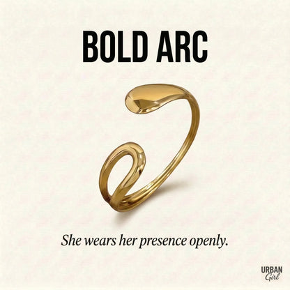 Bold Arc | Sculptural Open Cuff