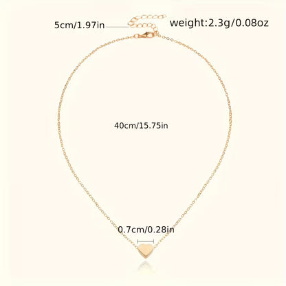 Keep Your Heart | Minimal Heart Pendant Necklace
