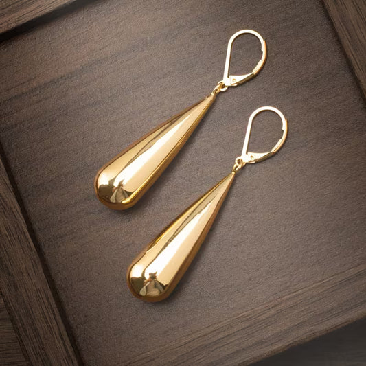 Full Force | Sculpted Teardrop Drop Earrings